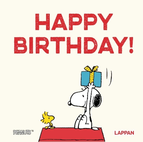Buchcover und Innenansicht für das Buch: Peanuts Geschenkbuch: Happy Birthday!