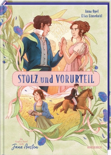 Buchcover und Innenansicht für das Buch: Stolz und Vorurteil - die Graphic Novel nach Jane Austen