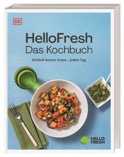 Buchcover und Innenansicht für das Buch: HelloFresh. Das Kochbuch