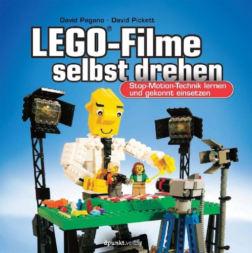 Buchcover und Innenansicht für das Buch: LEGO®-Filme selbst drehen