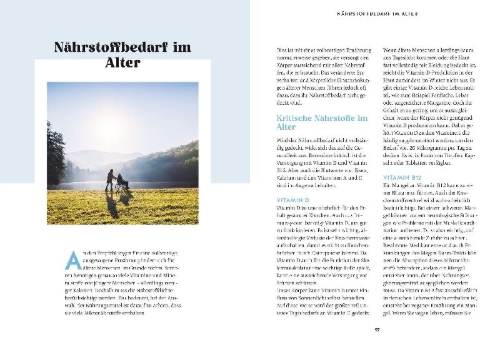 Buchcover und Innenansicht für das Buch: Gesund über 90 werden