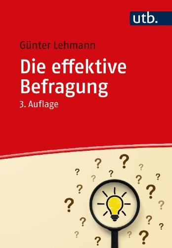 Buchcover und Innenansicht für das Buch: Die effektive Befragung