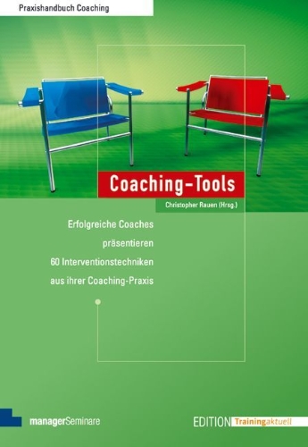 Buchcover und Innenansicht für das Buch: Coaching-Tools