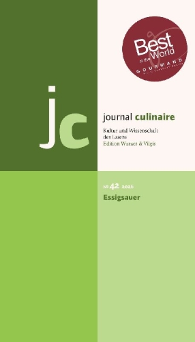 Buchcover und Innenansicht für das Buch: journal culinaire. Kultur und Wissenschaft des Essens
