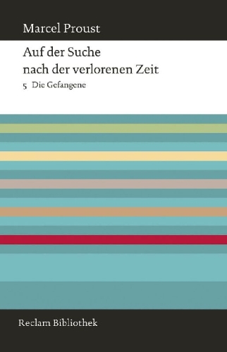 Buchcover und Innenansicht für das Buch: Auf der Suche nach der verlorenen Zeit. Band 5: Die Gefangene