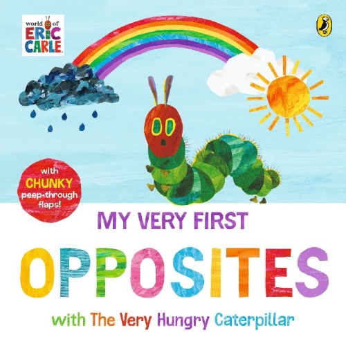 Buchcover und Innenansicht für das Buch: My Very First Opposites with The Very Hungry Caterpillar