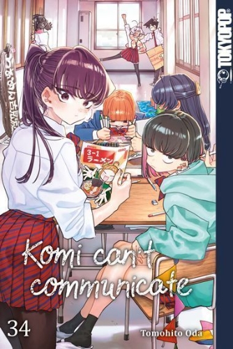 Buchcover und Innenansicht für das Buch: Komi can't communicate 34