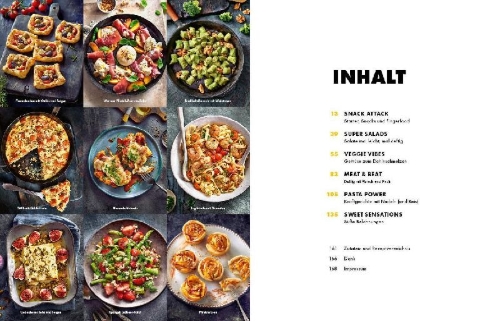 Buchcover und Innenansicht für das Buch: Fast & Tasty