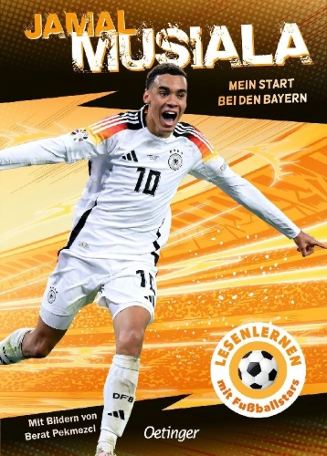 Buchcover und Innenansicht für das Buch: Jamal Musiala. Mein Start bei den Bayern