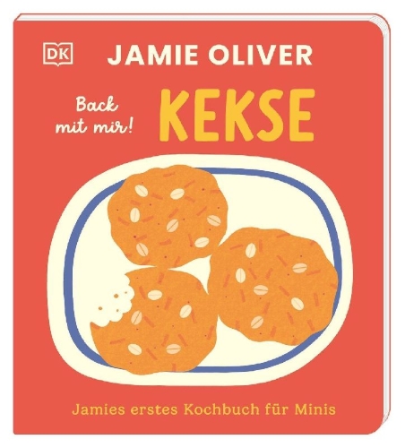 Buchcover und Innenansicht für das Buch: Jamies erstes Kochbuch für Minis. Back mit mir! Kekse
