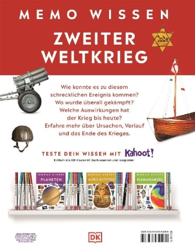 Buchcover und Innenansicht für das Buch: memo Wissen. Zweiter Weltkrieg
