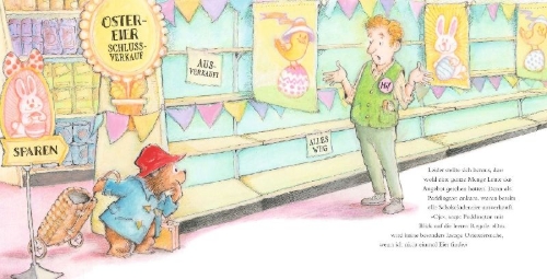 Buchcover und Innenansicht für das Buch: Paddington and the Easter Egg Hunt