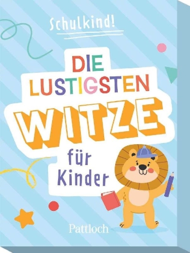 Buchcover und Innenansicht für das Buch: Kartenset: Schulkind! Die lustigsten Witze für Kinder