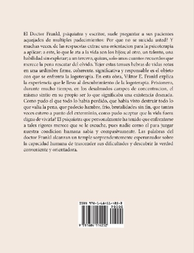 Buchcover und Innenansicht für das Buch: El Hombre En Busca Del Sentido