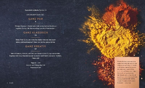 Buchcover und Innenansicht für das Buch: Currys magisch einfach