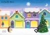 Buchcover und Innenansicht für das Buch: Meine glitzernde Stickerwelt: Bald ist Weihnachten