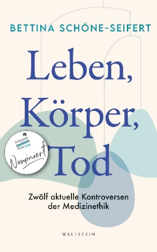 Buchcover und Innenansicht für das Buch: Leben, Körper, Tod
