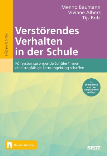 Buchcover und Innenansicht für das Buch: Verstörendes Verhalten in der Schule