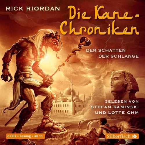 Buchcover und Innenansicht für das Buch: Die Kane-Chroniken 03. Der Schatten der Schlange