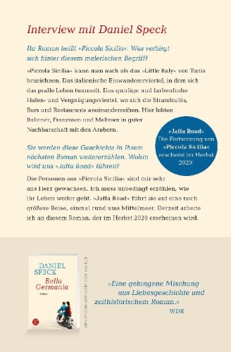 Buchcover und Innenansicht für das Buch: Piccola Sicilia
