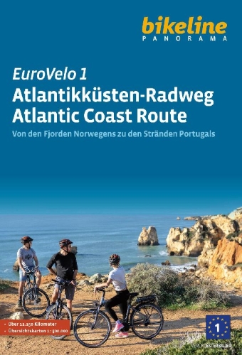 Buchcover und Innenansicht für das Buch: Eurovelo 1 - Atlantikküsten-Radweg Atlantic Coast Route
