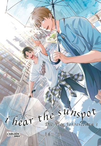 Buchcover und Innenansicht für das Buch: Hidamari ga Kikoeru: Shunkashuutou