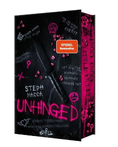 Buchcover und Innenansicht für das Buch: Unhinged