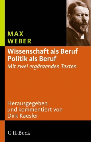 Buchcover und Innenansicht für das Buch: Wissenschaft als Beruf - Politik als Beruf