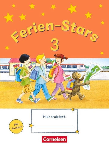 Buchcover und Innenansicht für das Buch: Ferien-Stars 3. Schuljahr. Übungsheft