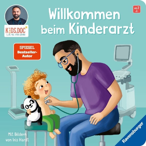 Buchcover und Innenansicht für das Buch: Willkommen beim Kinderarzt