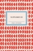 Buchcover und Innenansicht für das Buch: Notizbuch Insel-Bücherei 'Korallenrote Halbkreise retro'
