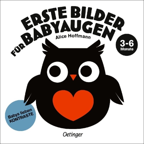 Buchcover und Innenansicht für das Buch: Erste Bilder für Babyaugen. 3-6 Monate