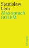 Buchcover und Innenansicht für das Buch: Also sprach GOLEM