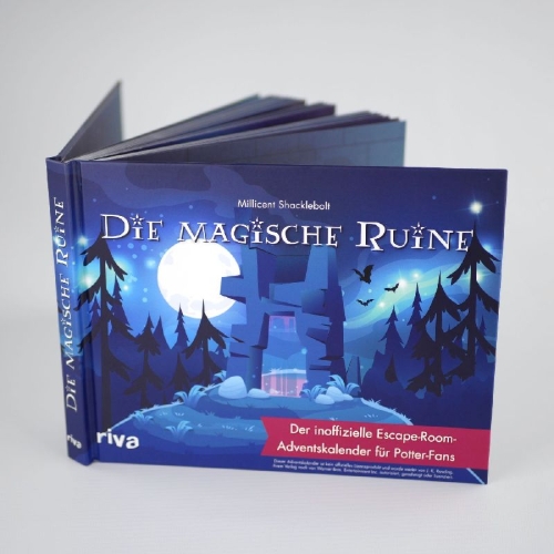 Buchcover und Innenansicht für das Buch: Die magische Ruine