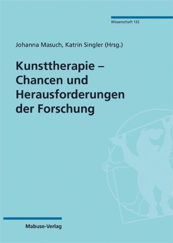 Buchcover und Innenansicht für das Buch: Kunsttherapie - Chancen und Herausforderungen der Forschung