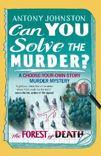Buchcover und Innenansicht für das Buch: Can You Solve the Murder? - The Forest of Death