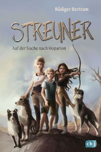 Buchcover und Innenansicht für das Buch: Streuner - Auf der Suche nach Hoparion
