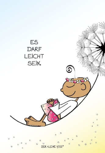 Buchcover und Innenansicht für das Buch: Der kleine Yogi - Mut Botschaften