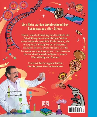 Buchcover und Innenansicht für das Buch: Die größten Entdeckungen der Menschheit