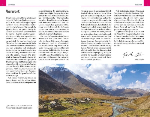 Buchcover und Innenansicht für das Buch: Reise Know-How Reiseführer Georgien