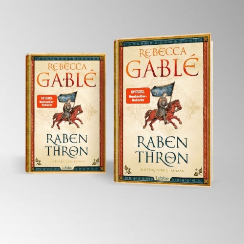 Buchcover und Innenansicht für das Buch: Rabenthron