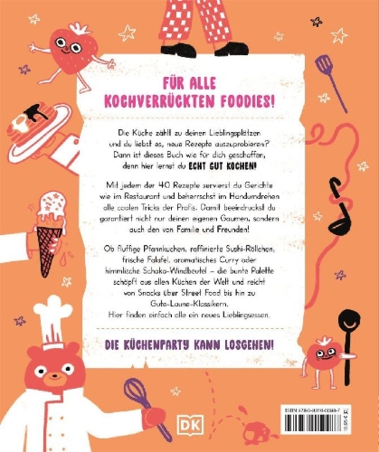 Buchcover und Innenansicht für das Buch: Echt gut kochen
