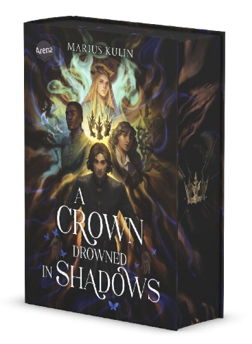 Buchcover und Innenansicht für das Buch: A Crown Drowned in Shadows