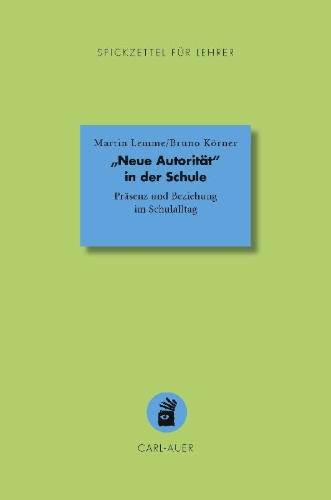 Buchcover und Innenansicht für das Buch: "Neue Autorität" in der Schule