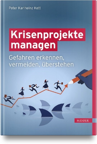 Buchcover und Innenansicht für das Buch: Krisenprojekte managen