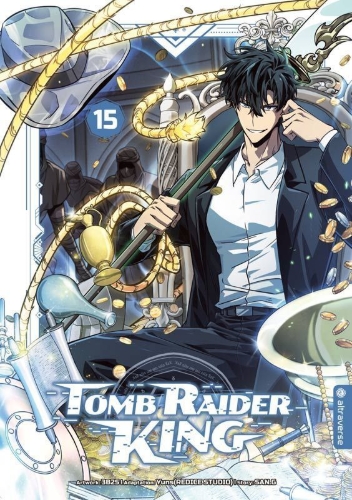 Buchcover und Innenansicht für das Buch: Tomb Raider King 15