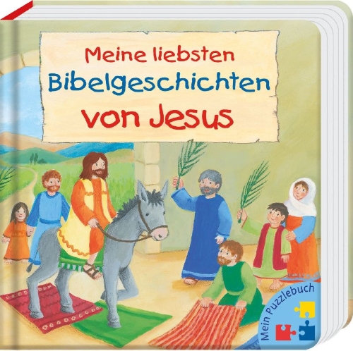 Buchcover und Innenansicht für das Buch: Meine liebsten Bibelgeschichten von Jesus