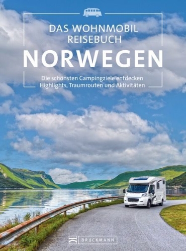Buchcover und Innenansicht für das Buch: Das Wohnmobil Reisebuch Norwegen