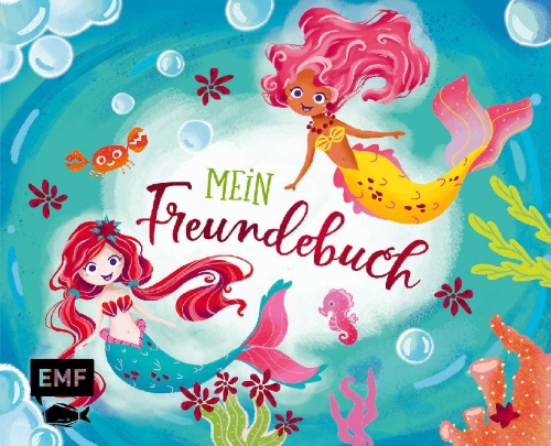 Buchcover und Innenansicht für das Buch: Mein Freundebuch Meerjungfrau