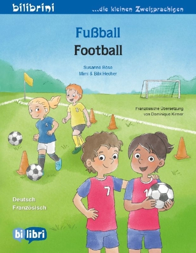 Buchcover und Innenansicht für das Buch: Fußball (Deutsch-Französisch)